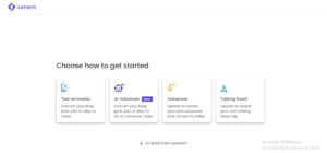 lumen5 homepage