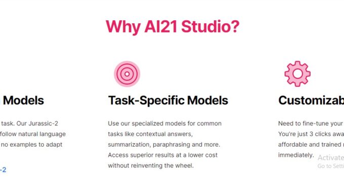 Jurassic-1 Jumbo AI applications